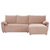 Ecksofa Cuty Altrosa S: 266x180 cm - Schwarz/Altrosa, KONVENTIONELL, Textil (266/180cm) - MID.YOU