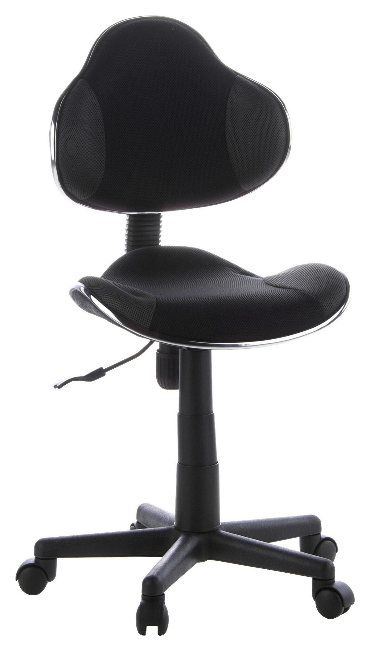 Jugenddrehstuhl Kiddy Gti 2 Grau/Schwarz - Schwarz/Grau, Basics, Kunststoff (45/86-101/42cm) - MID.YOU