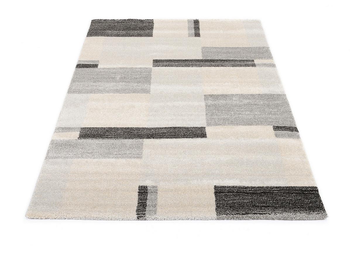 Webteppich Palazzo Bloc Grau 240x290 cm - Grau, KONVENTIONELL, Textil (240/290cm) - Novel