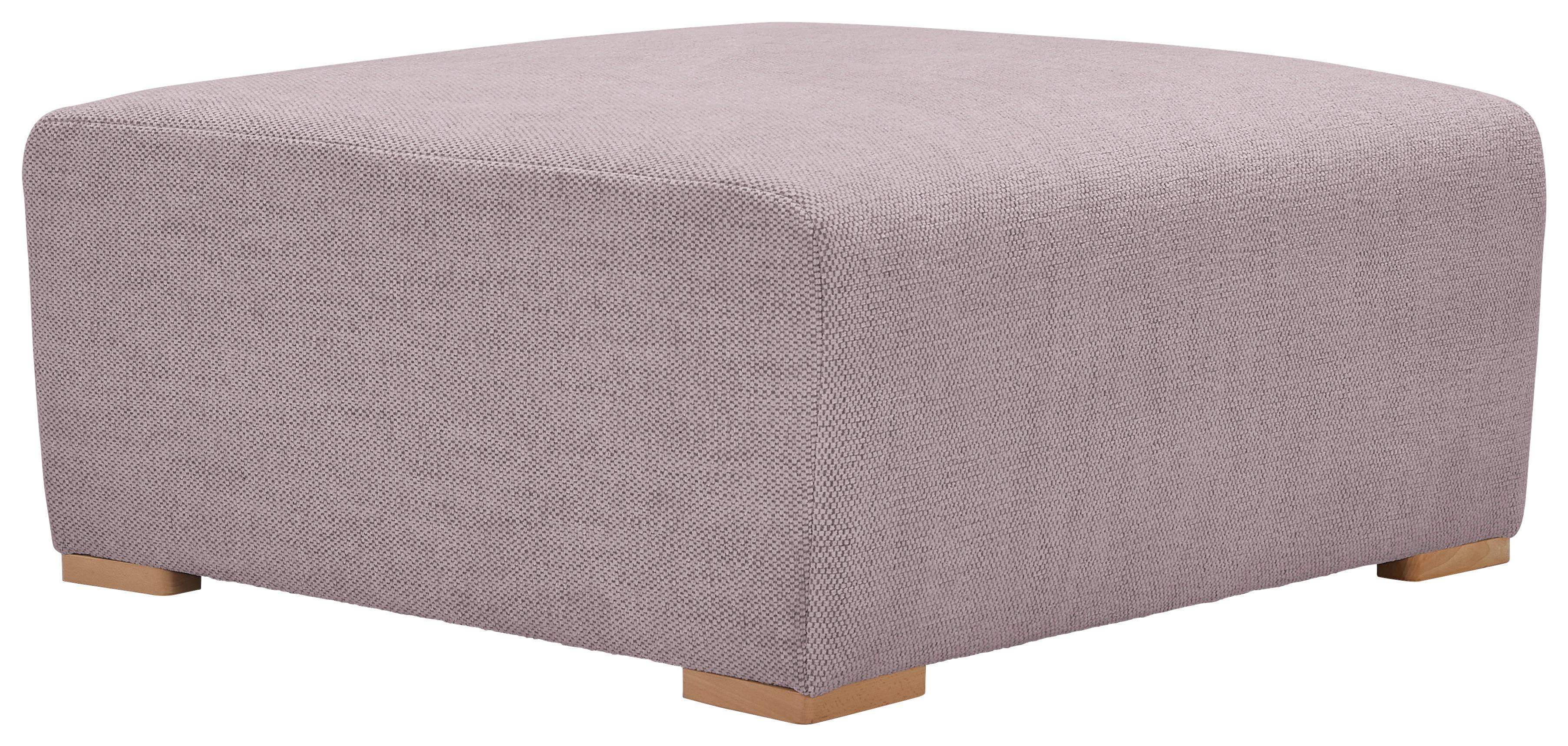 Hocker Vouge Altrosa Bxhxt: 101x44x92 Cm - Buchefarben/Altrosa, KONVENTIONELL, Textil (101/44/92cm) - Livetastic