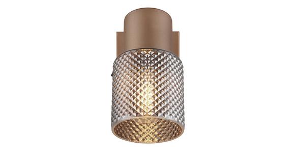 Strahler Bihana - Chromfarben/Schwarz, MODERN, Glas/Metall (7/12cm) - James Wood