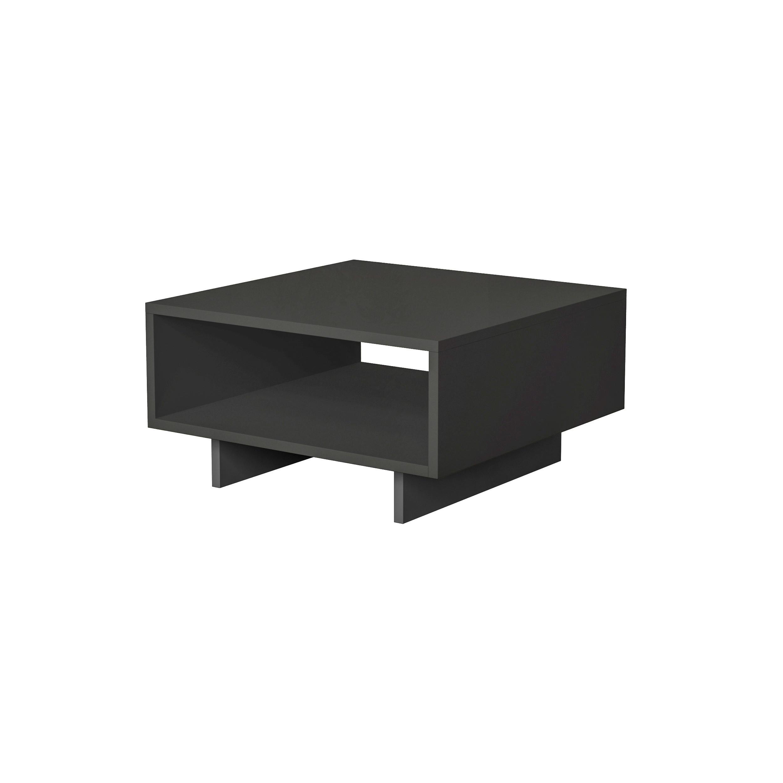 Couchtisch Hola Anthrazit B: 60 Cm - Anthrazit, Design, Holzwerkstoff (60/60/32cm) - Livetastic