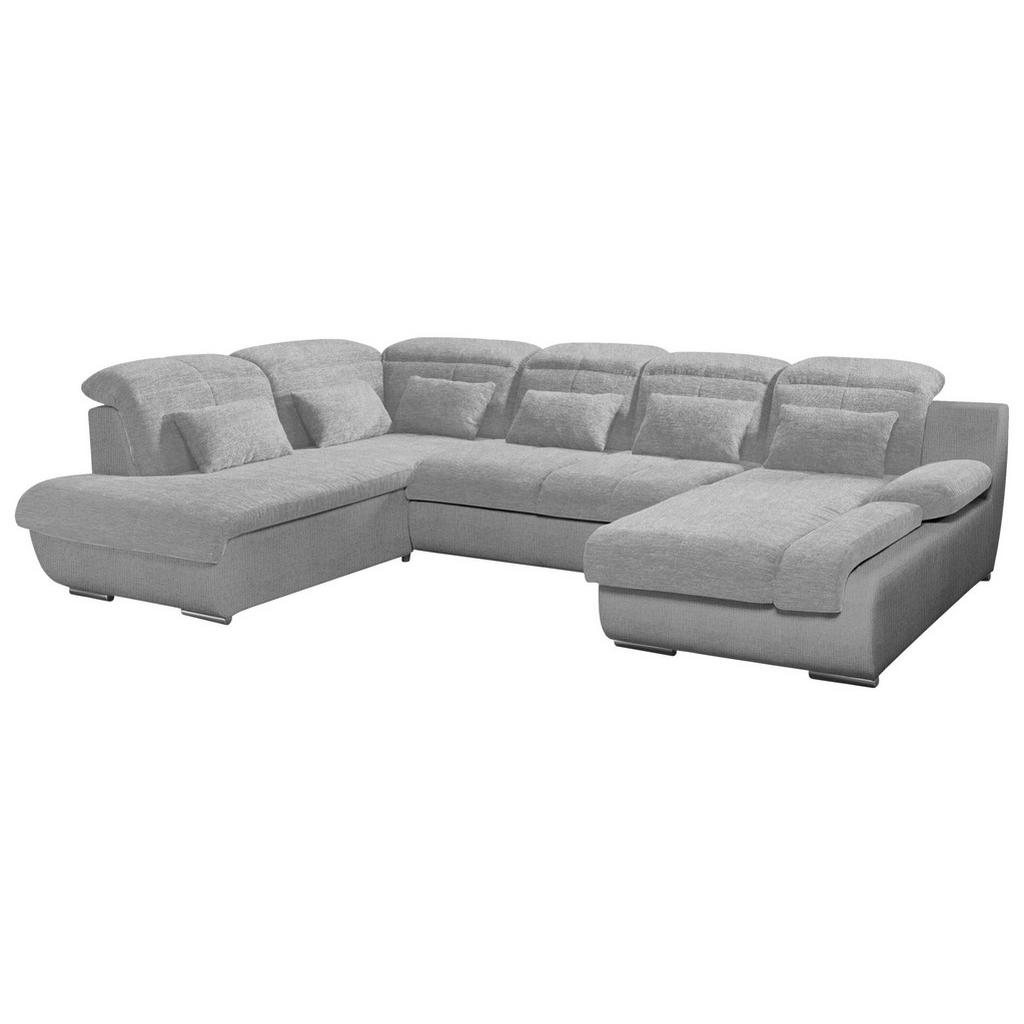 Wohnlandschaft Multi mit Schlaffunktion grau