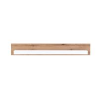 Wandboard Brixen Weiß/Eichefarben B: 150cm - Eichefarben/Weiß, Design, Holzwerkstoff (150/21/20cm) - MID.YOU