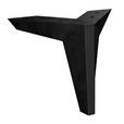 Fußset passend zu Unit Elements - Schwarz, MODERN, Kunststoff (12cm) - Ondega