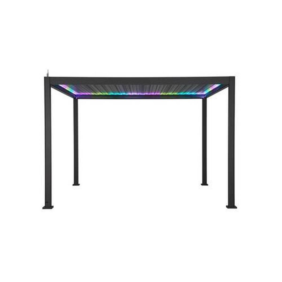 Pergola E-Motion, Anthrazit - Anthrazit, LIFESTYLE, Metall (400/300/250cm) - Gardenson