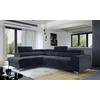 Ecksofa Laurence Beige S: 205x278 cm - Dunkelgrau/Silberfarben, Design, Textil (205/278cm) - MID.YOU
