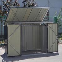 Geräteschrank Robus - Anthrazit, MODERN, Metall (176/130/105cm) - Homezone