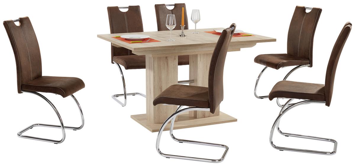 Kihúzható Asztal Helena 140 Az *top Ár* - tölgyfa, Konventionell, faalapú anyag (140-220/76/90cm) - Best Price