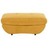 Hocker Park mit Stauraum Webstoff Currygelb H: 43 cm - Currygelb/Schwarz, MODERN, Textil (107/75cm) - Luca Bessoni