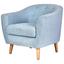 Relaxsessel Oslo - Naturfarben/Hellblau, LIFESTYLE, Holz/Textil (81/74/77cm) - Ombra Relaxsessel Oslo - Naturfarben/Hellblau, LIFESTYLE, Holz/Textil (81/74/77cm) - Ombra