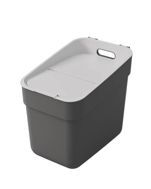 odpadkový kôš CURVER READY TO COLLECT 20L - tmavosivá, Basics, plast (24,6/33,1/36,7cm) - Curver