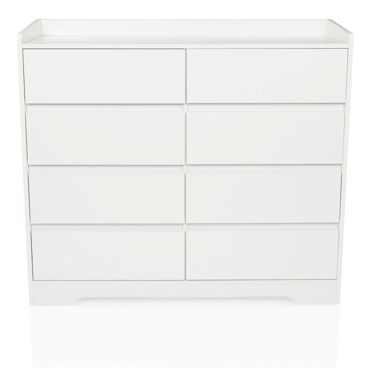 KOMODA OSOYRO - biela, Modern, kompozitné drevo (110/98,5/38cm) - MID.YOU