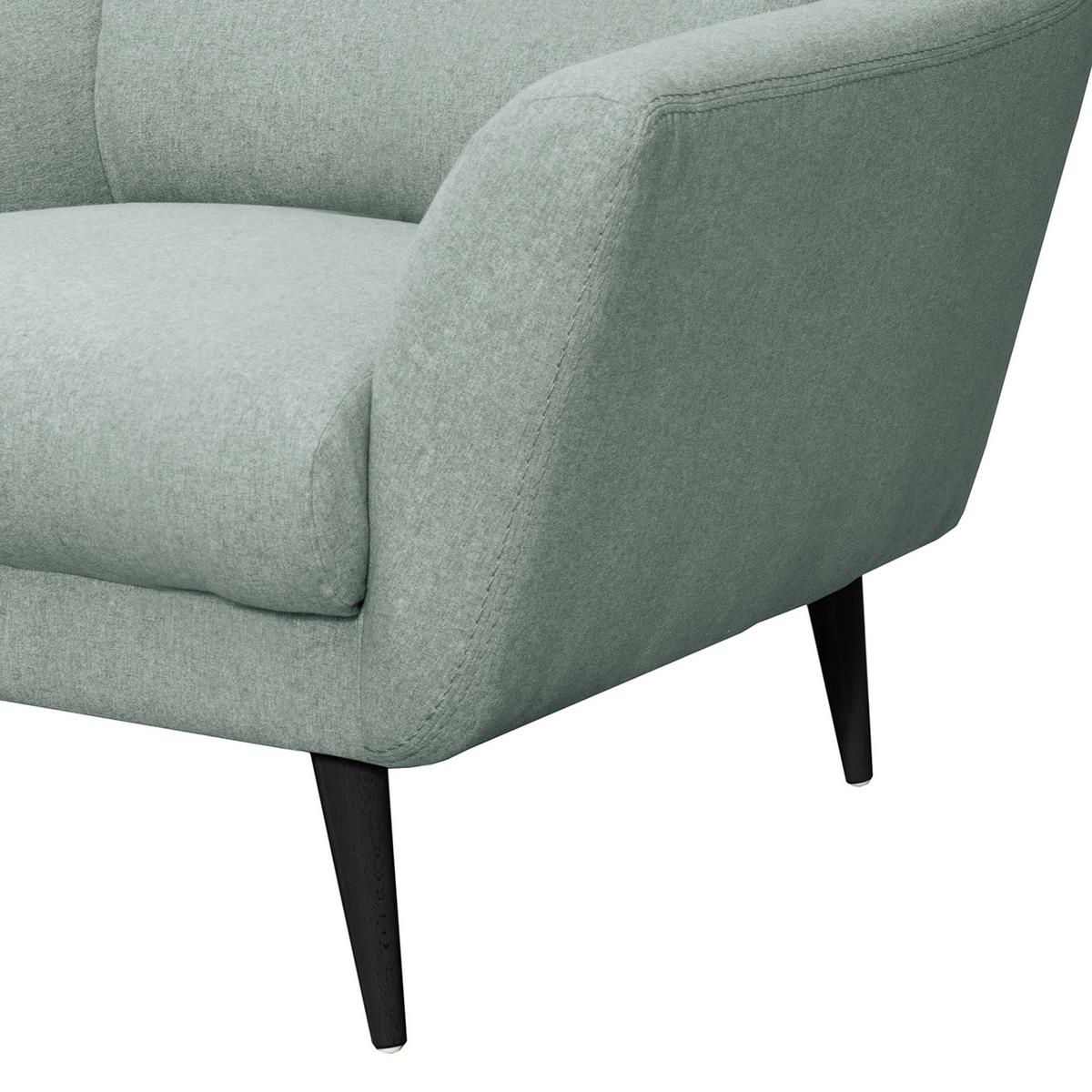 Sessel Tromso Hellblau B: 92 Cm - Schwarz/Hellblau, Design, Textil (92/87/88cm) - Livetastic