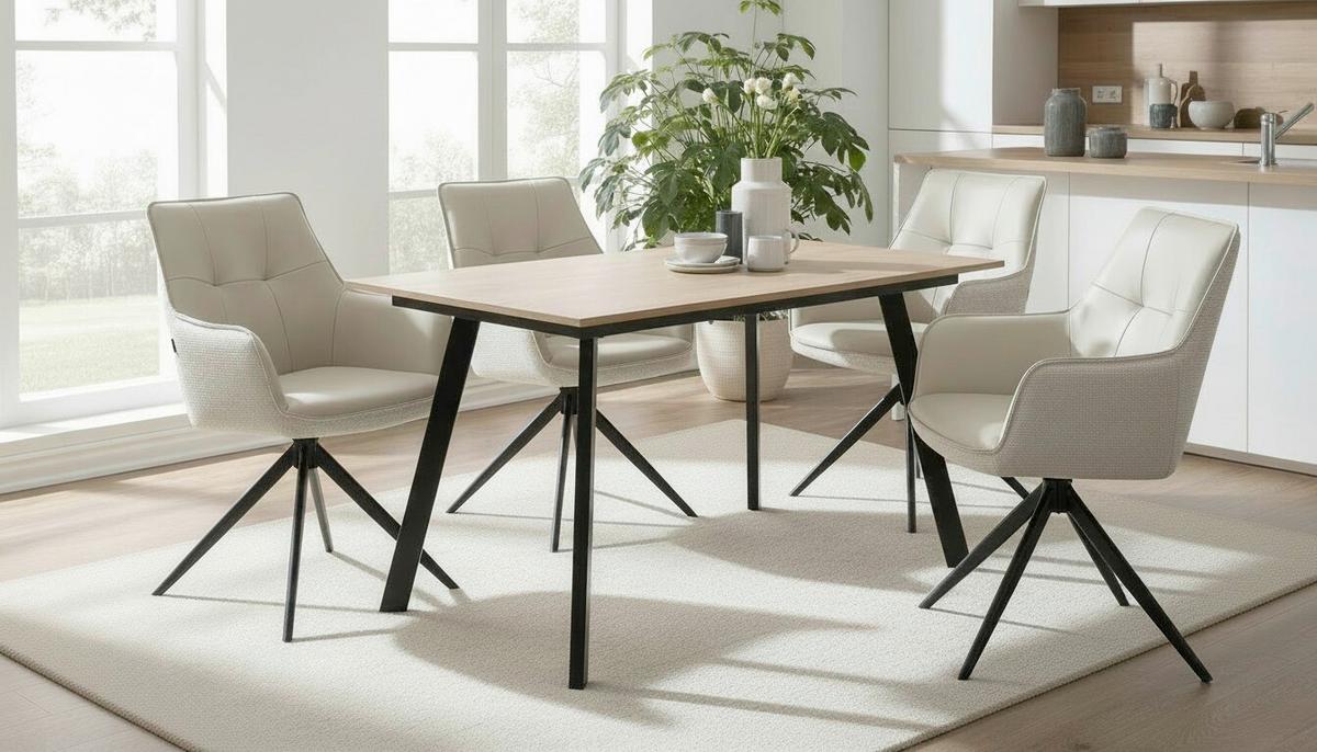 Armlehnstuhl Ion Schwarz/Taupe B: 58 cm - Taupe/Beige, MODERN, Holz/Textil (58/87/61,5cm) - Livetastic