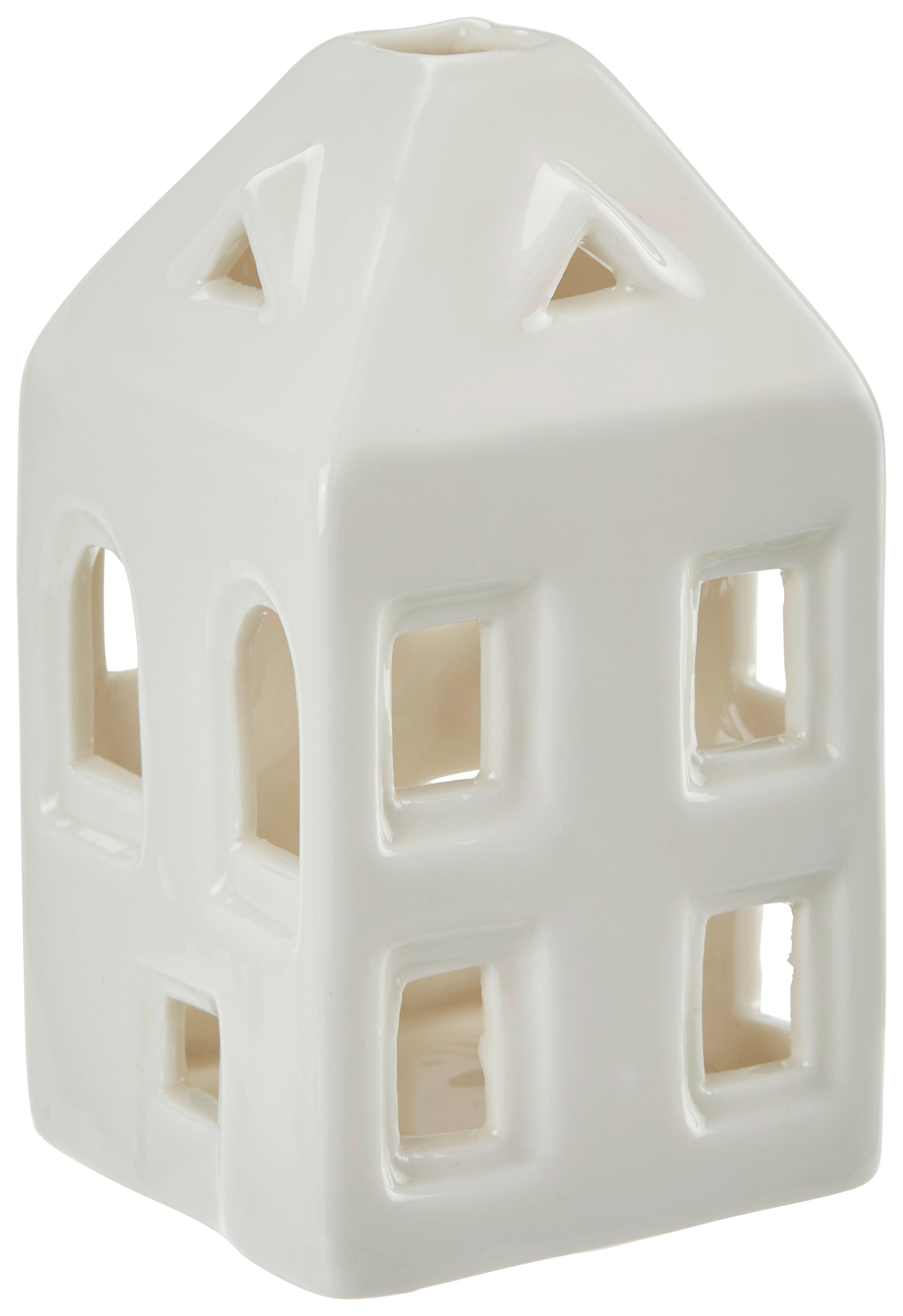 Dekofigur Haus H: 10,5 cm Porzellan für Indoor - MODERN, Keramik (5,5/5,8/10,5cm) - Luca Bessoni