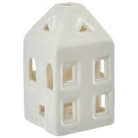 Dekofigur Haus H: 10,5 cm Porzellan für Indoor - MODERN, Keramik (5,5/5,8/10,5cm) - Luca Bessoni