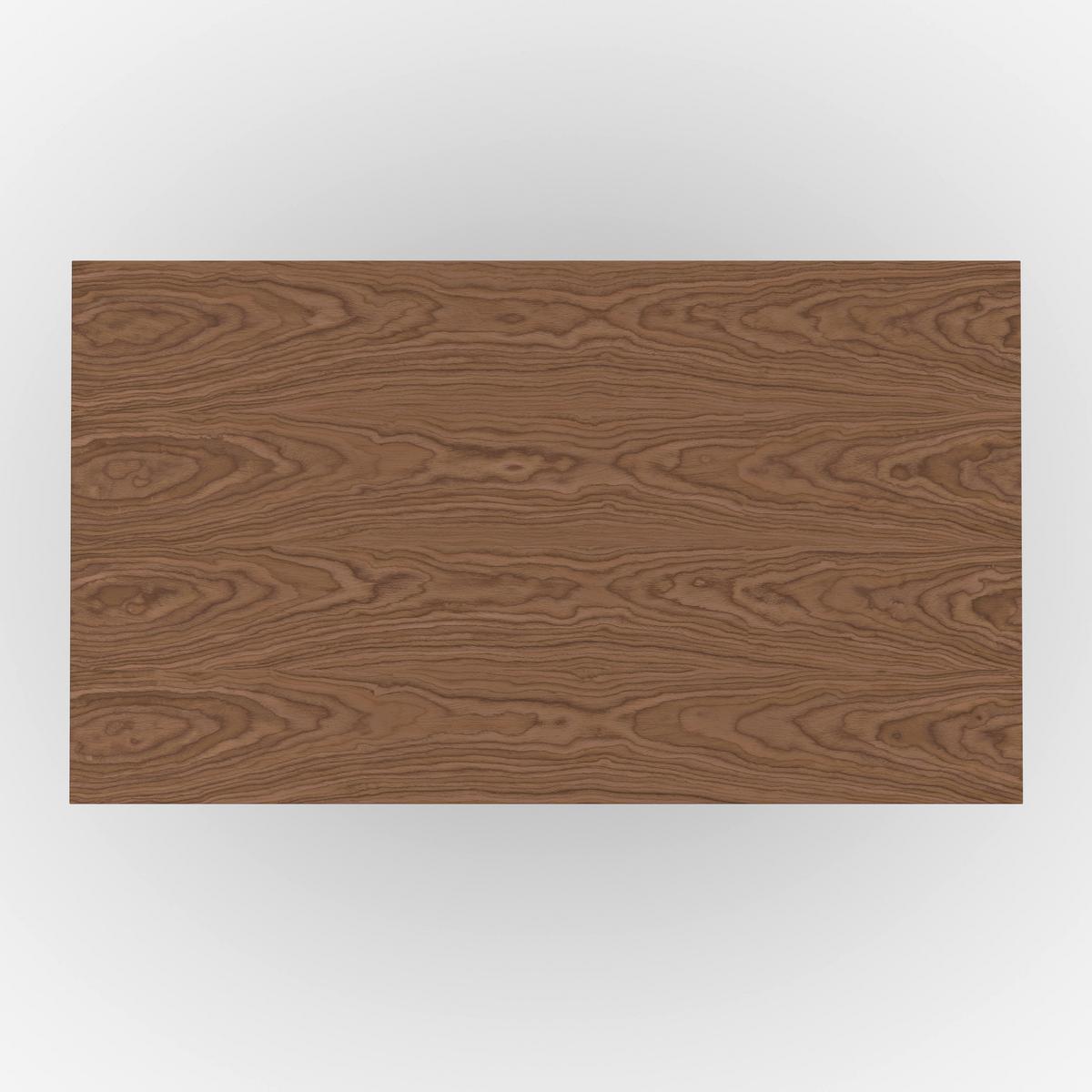 Jedálenský stôl Loca, 140 - čierna/farba vlašského orecha, Modern, kov/drevo (140/76/80cm) - Bessagi Home