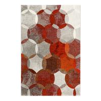 Webteppich Modernina - Rotbraun/Rot, KONVENTIONELL, Textil (80/150cm) - Esprit