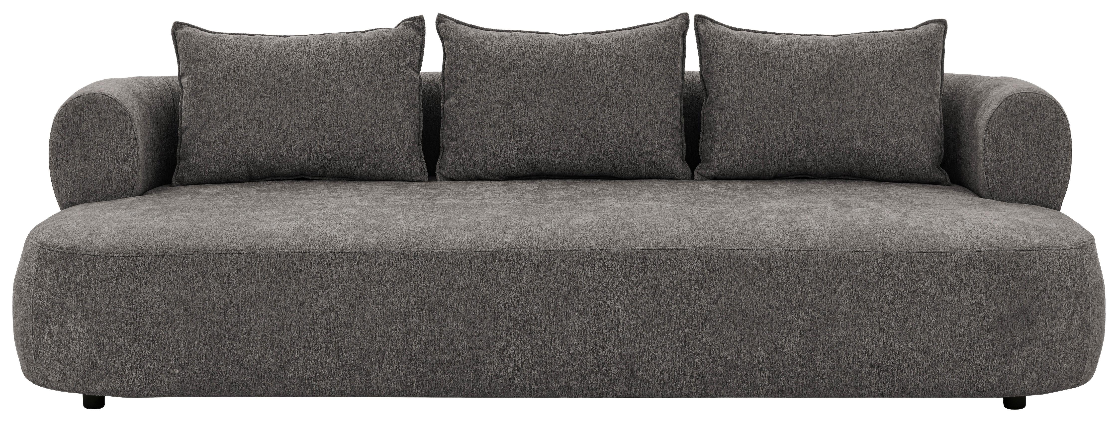 Bigsofa Ferro Anthrazit B: 240 Cm - Anthrazit/Schwarz, Design, Textil (240/76/122cm) - Livetastic