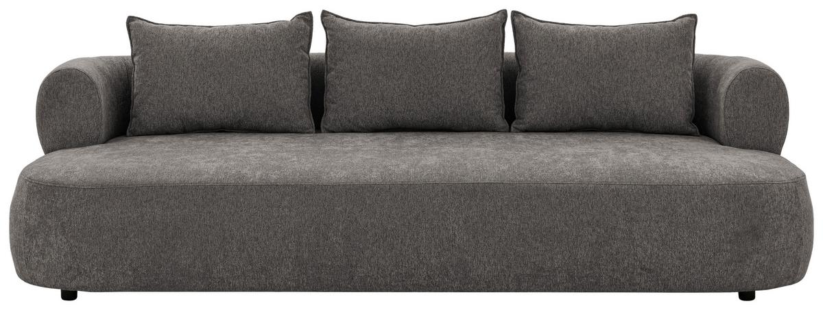 Bigsofa Ferro Anthrazit B: 240 Cm - Anthrazit/Schwarz, Design, Textil (240/76/122cm) - Livetastic