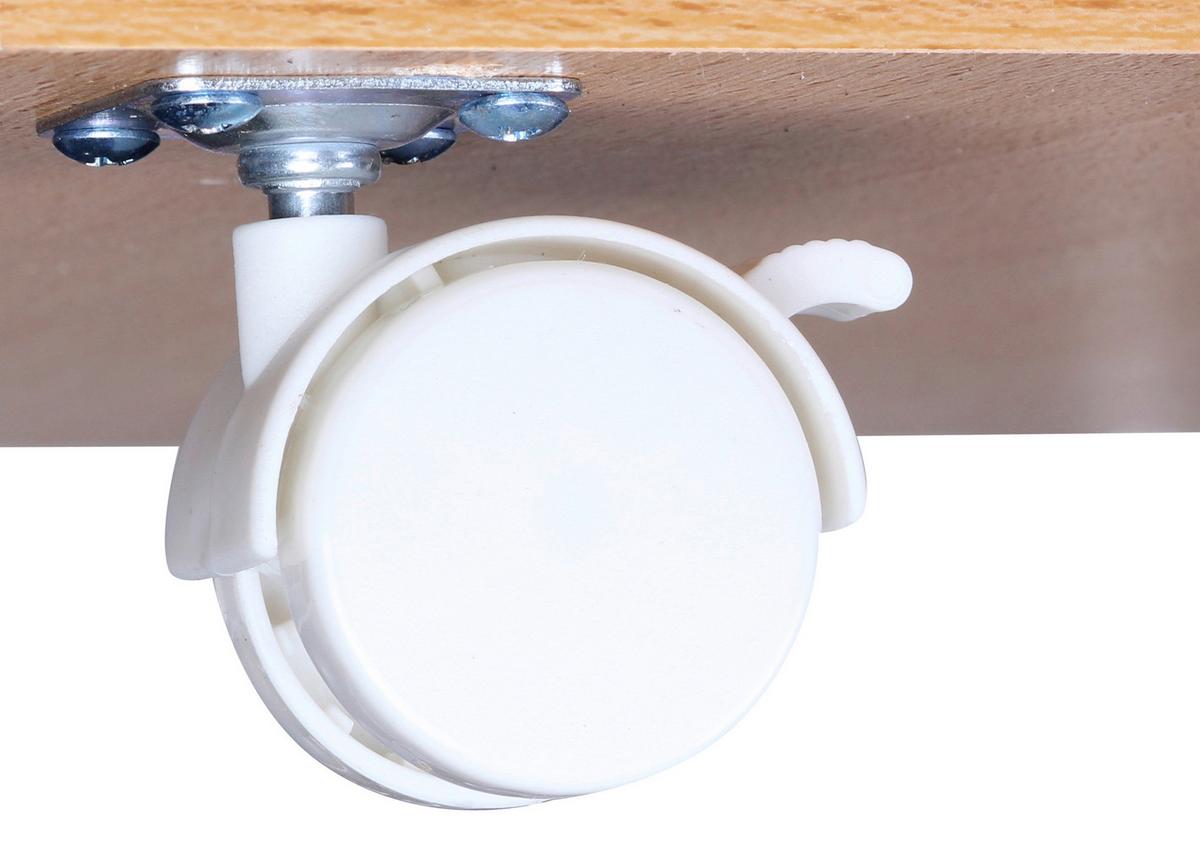 Rollcontainer Buche Dekor Kilialn BxHxT: 40x60x45 cm - Buchefarben, KONVENTIONELL, Holzwerkstoff/Kunststoff (40/60/45cm) - MID.YOU