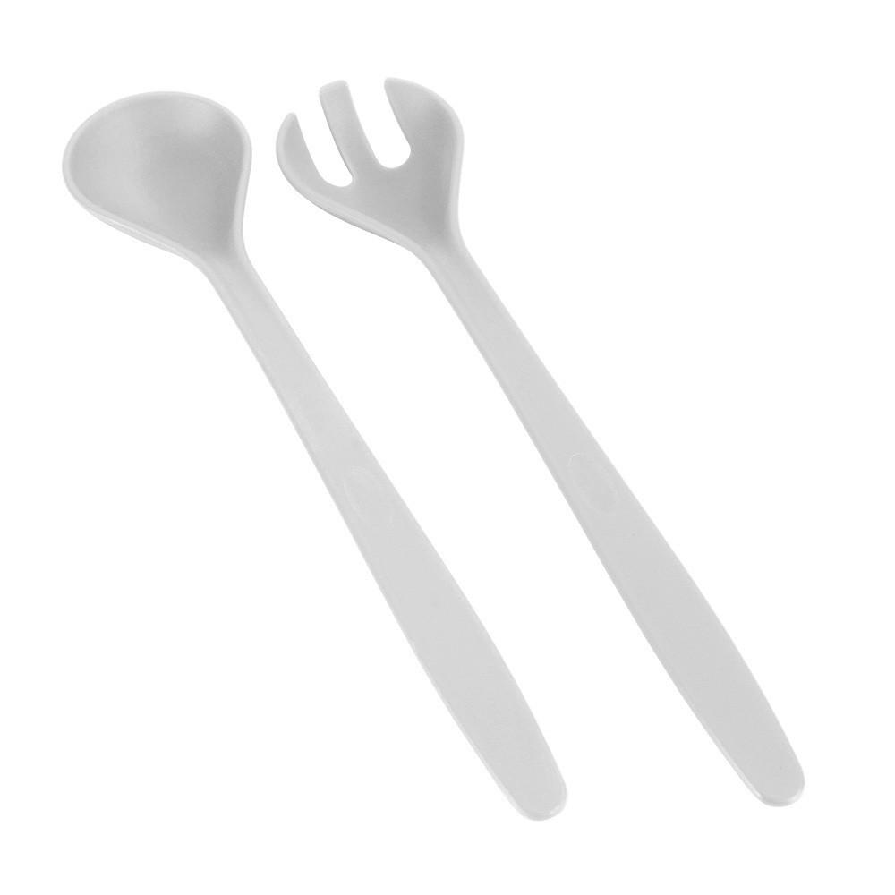 Salatbesteck Marlin Weiss, 2er D/l: Ca. 6/28 Cm - Weiß, Basics, Kunststoff (6,3/28cm) - Metaltex