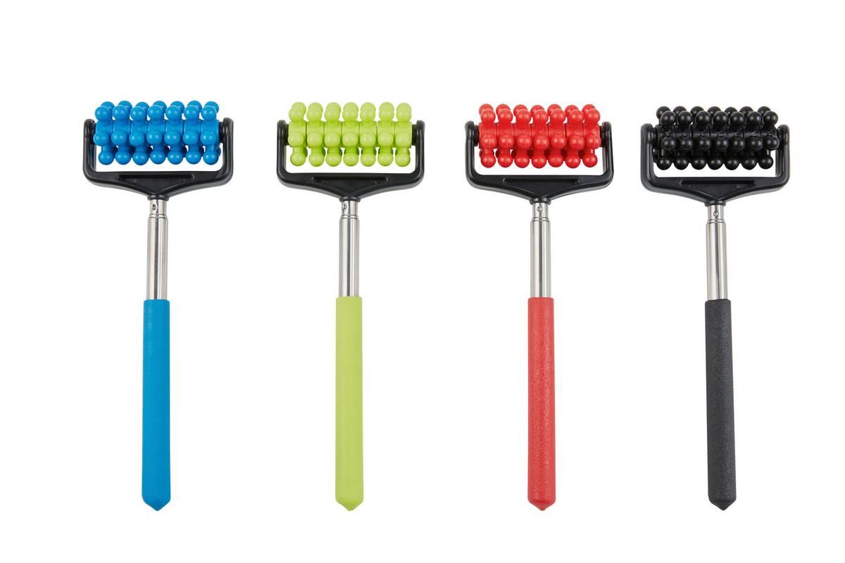 Kézi Masszírozó Rolando - fekete/piros, Basics, műanyag/fém (7/20-44cm) - Homezone