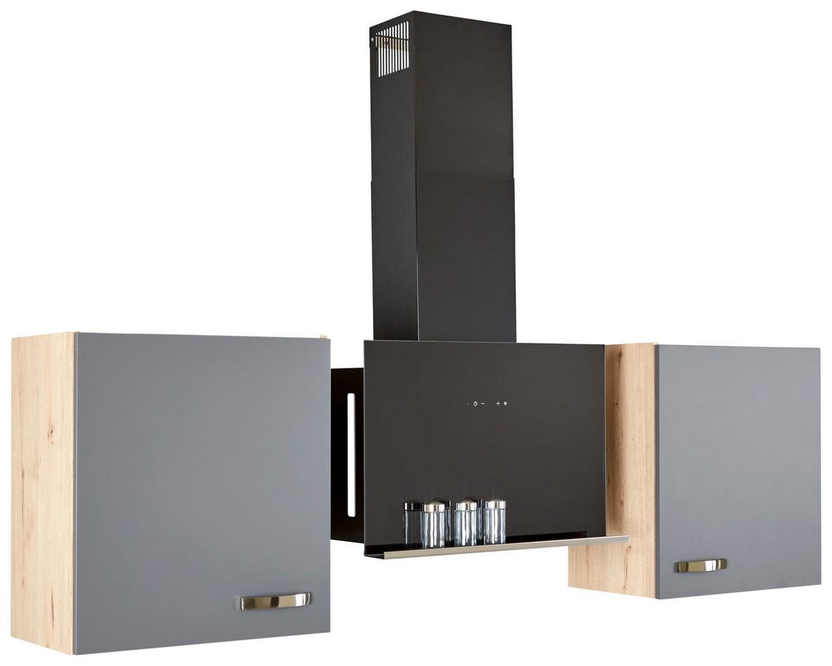 Dunstabzugshaube Hana Schwarz B: 60 Cm Mit Led - Schwarz, MODERN, Glas/Metall (60/41,6/26,5cm) - HKT