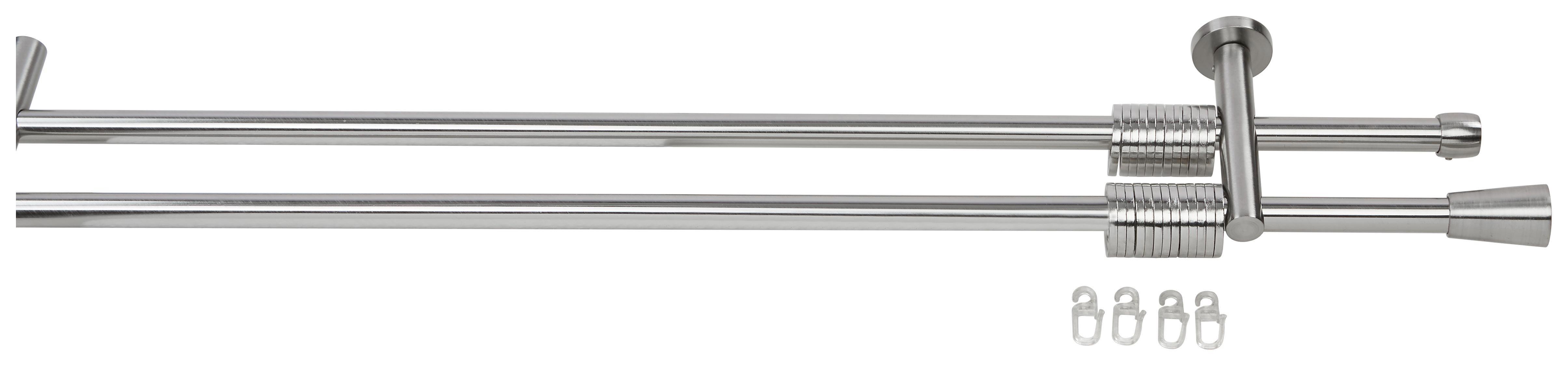 Rúdkarnis Brenda - Nemesacél, konvencionális, Fém (160cm) - Ombra