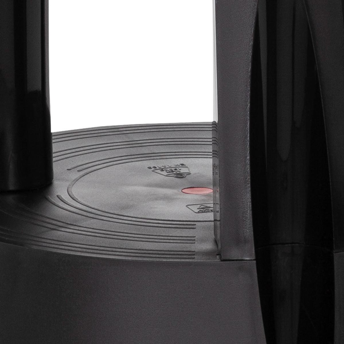 Tritthocker Tio-M I Schwarz - Schwarz, MODERN, Kunststoff (48/43/48cm) - MID.YOU