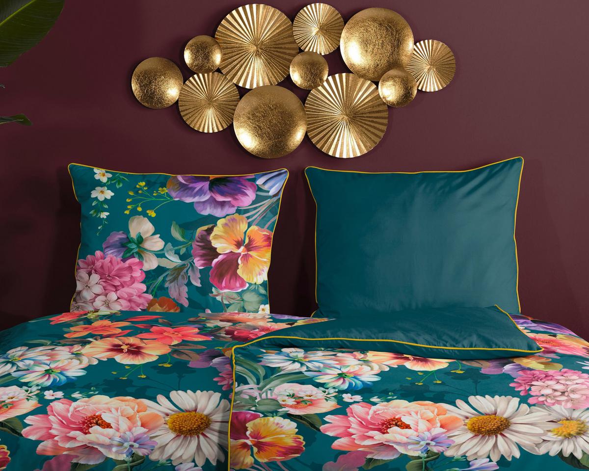 Wendebettwäsche Novara Multicolor 155x220 cm - Multicolor, Natur, Textil (155/220cm)