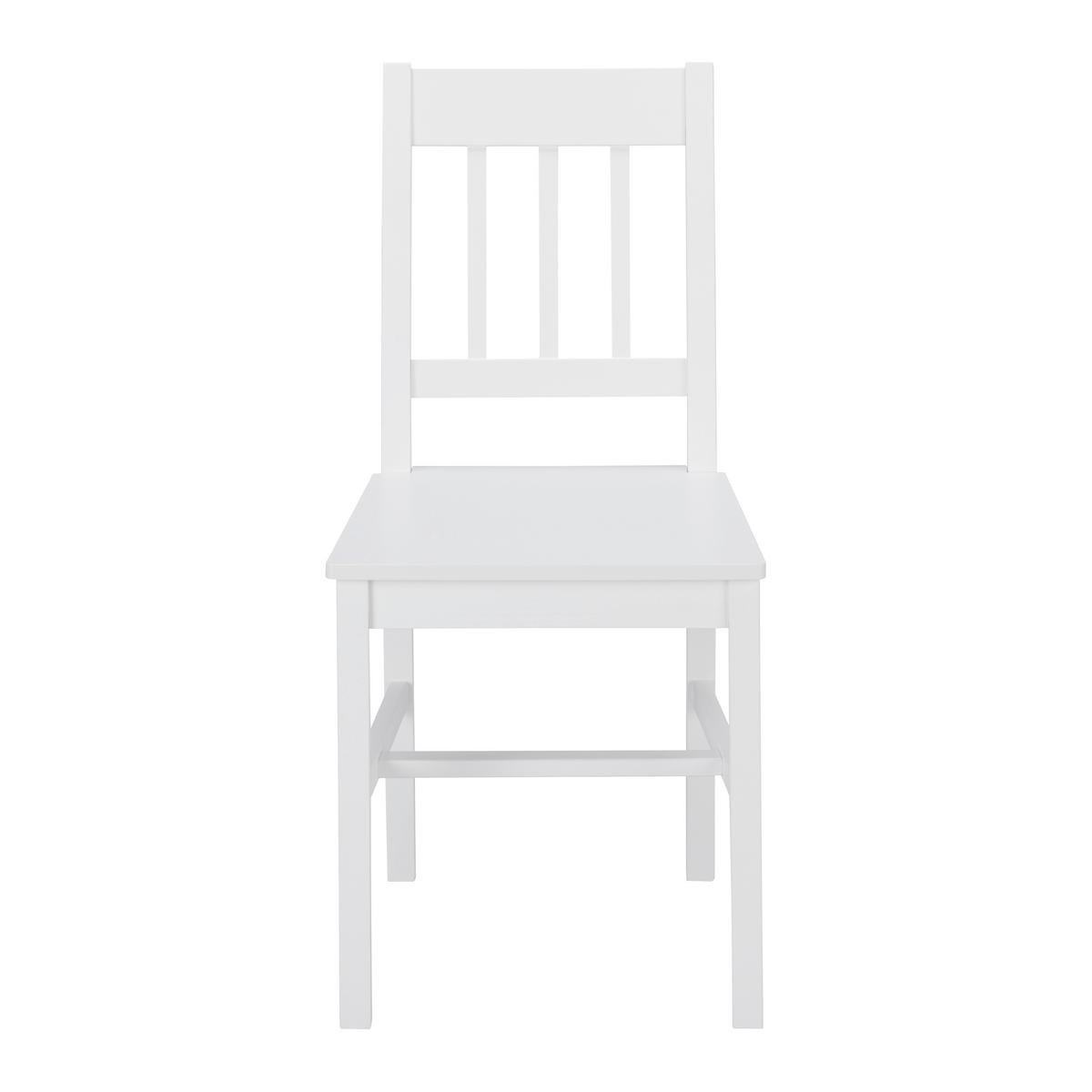Stolová súprava AMIRA biela - biela, Modern, drevo (118/43/75/40.5/73/86cm) - Bessagi Home