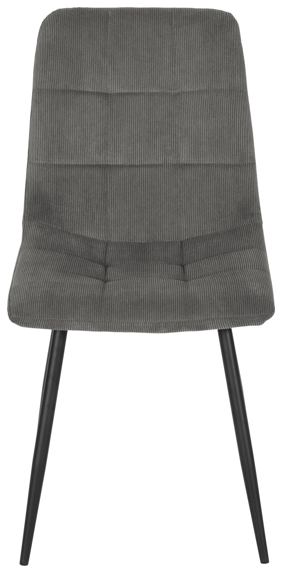 STOLIČKA NINO SIVÁ - čierna/sivá, Modern, kov/drevo (45/88/54,5cm) - Based
