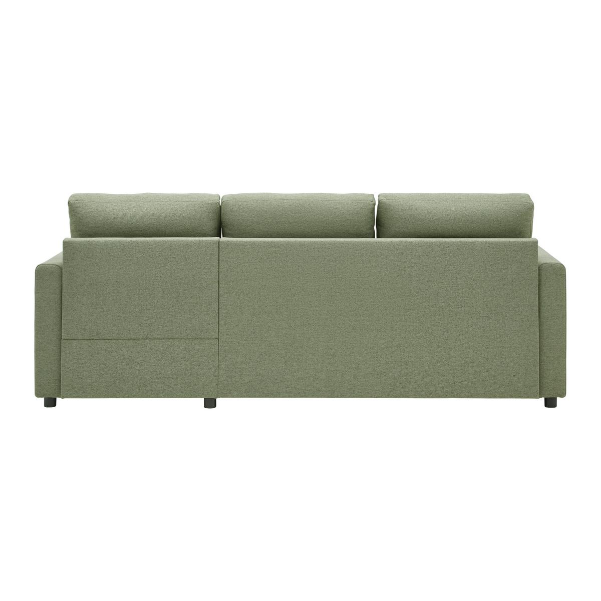 Rohová sedačka VICTORIA, obojstranná, zelená - černá/zelená, Moderní, kov/dřevo (215/82/145cm) - P & B
