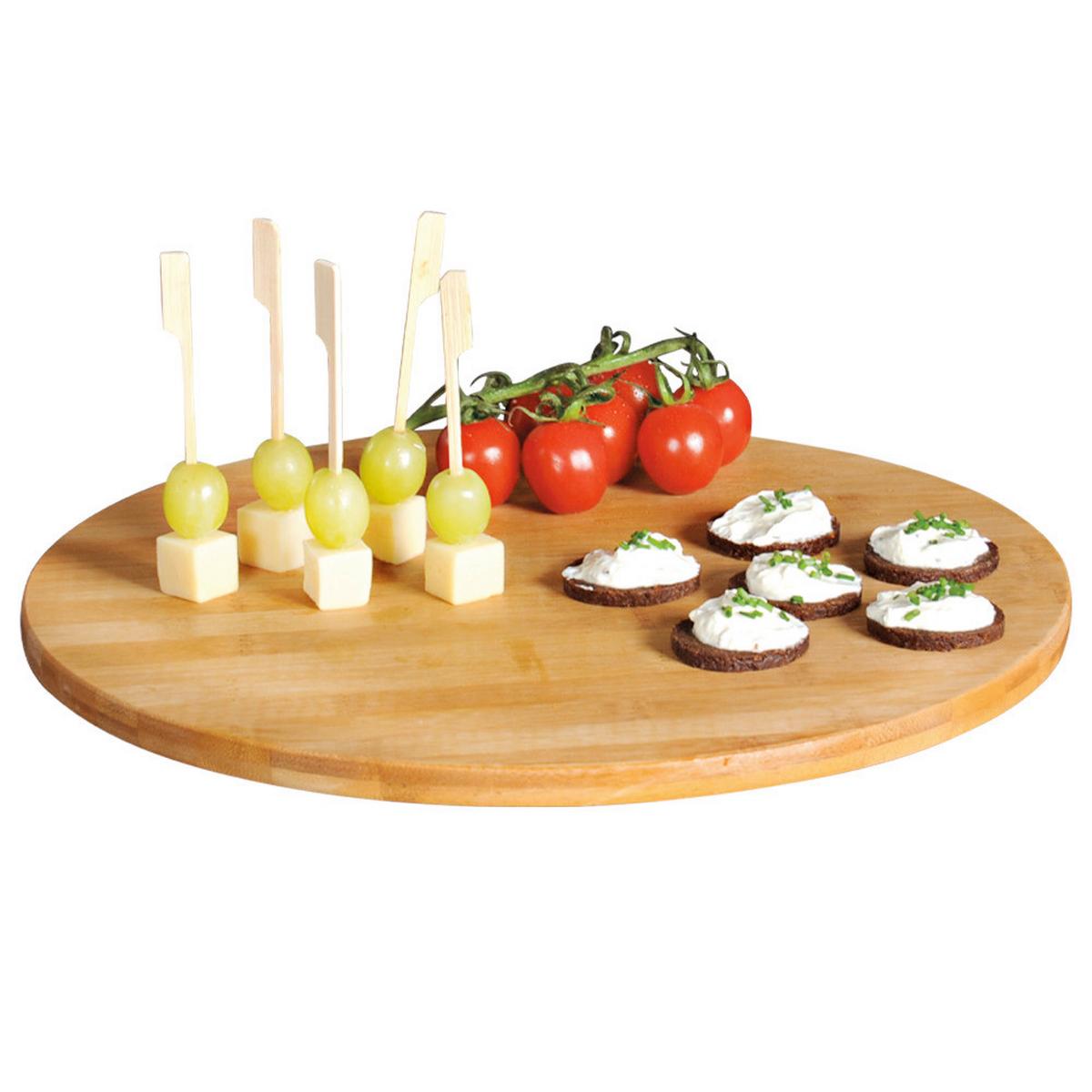 DREHPLATTE Bambus, Naturfarben - Naturfarben, Basics, Naturmaterialien (40/40/3cm) - Kesper