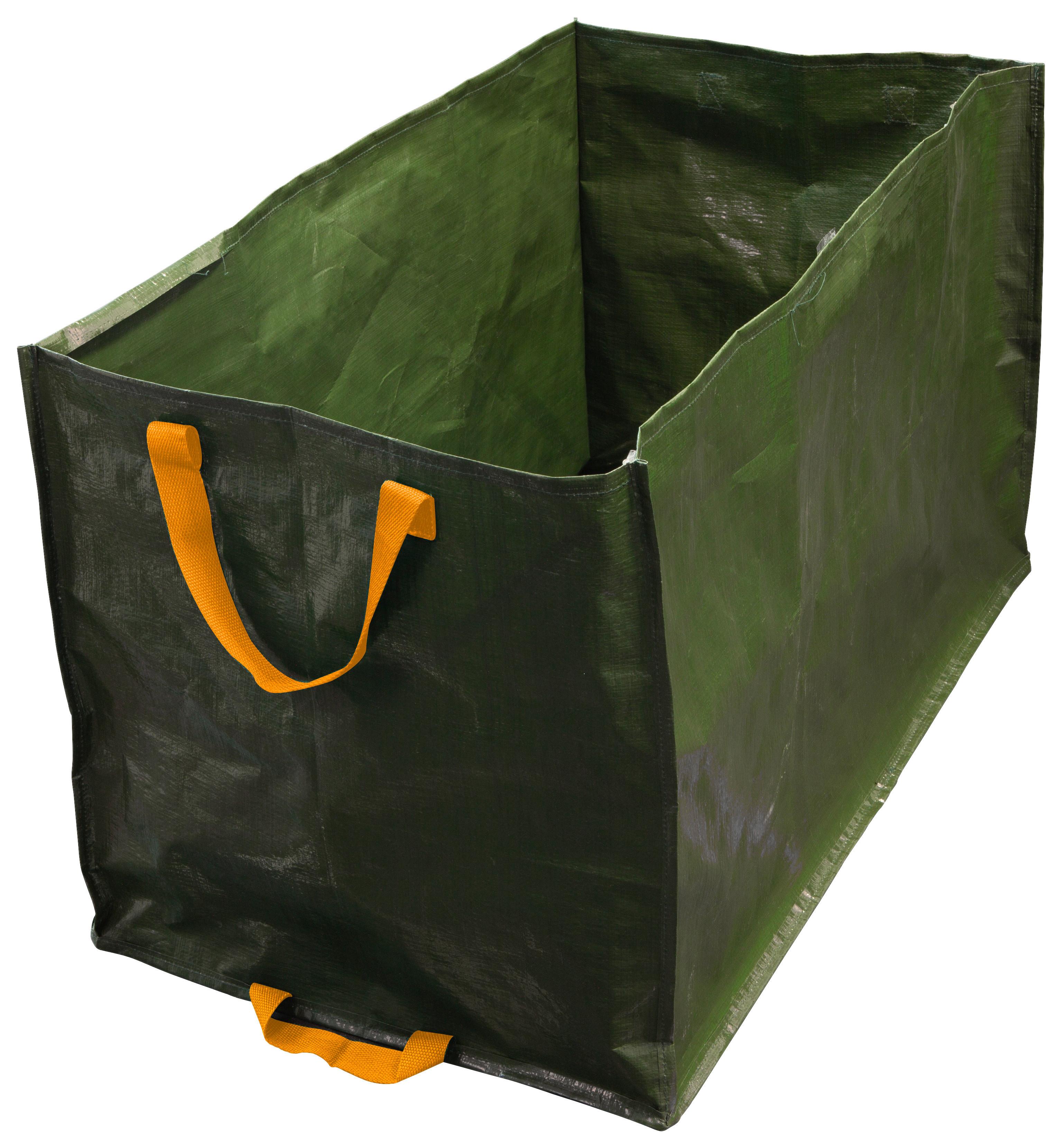 Gartenabfallsack 225 L Faltbar Kunststoff 90x50x50 cm Grün