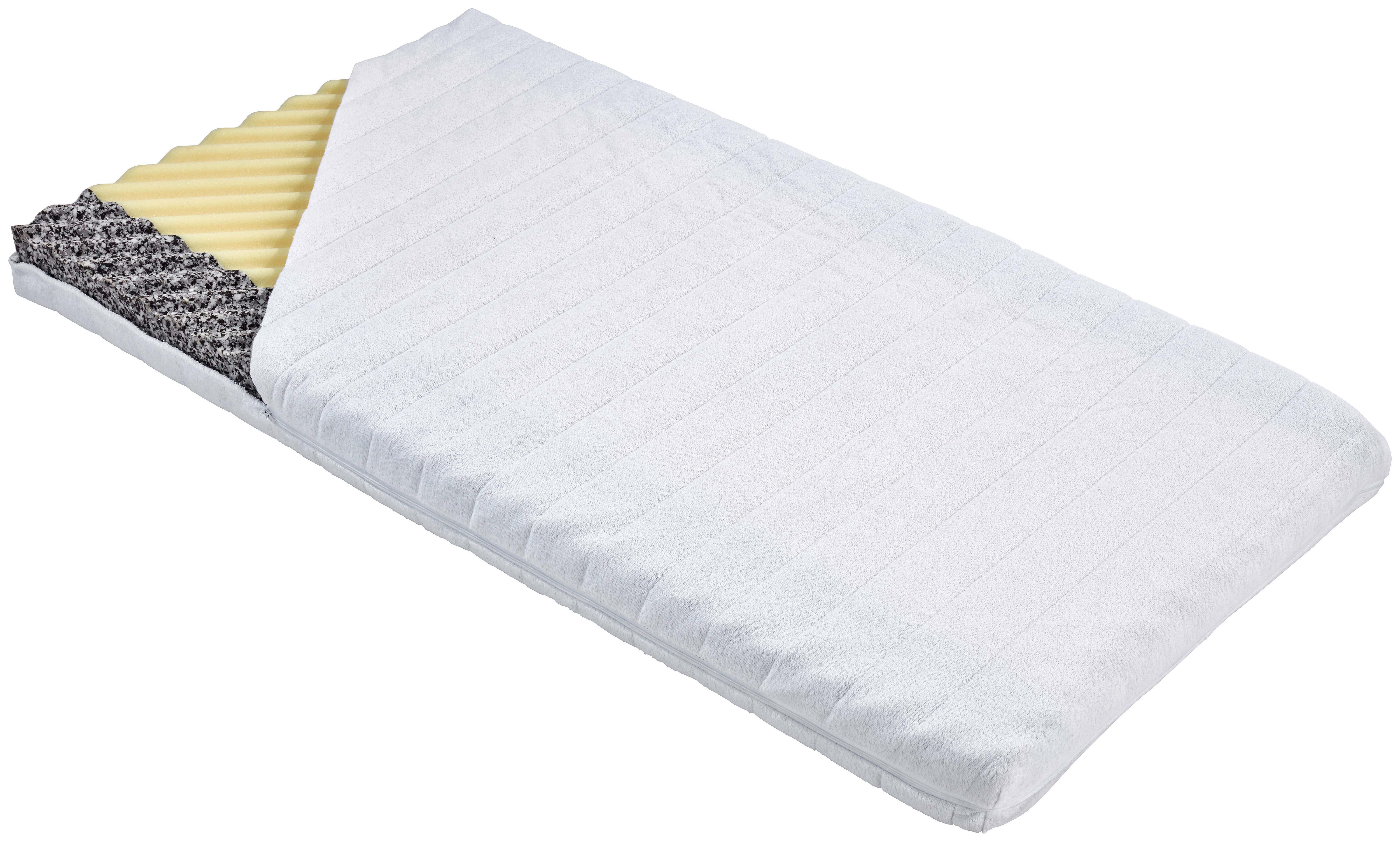 Kindermatratze Svenja 70x140cm H2 Komfortschaum Nässeschutz - Weiß, Textil (70/140cm) - Primatex