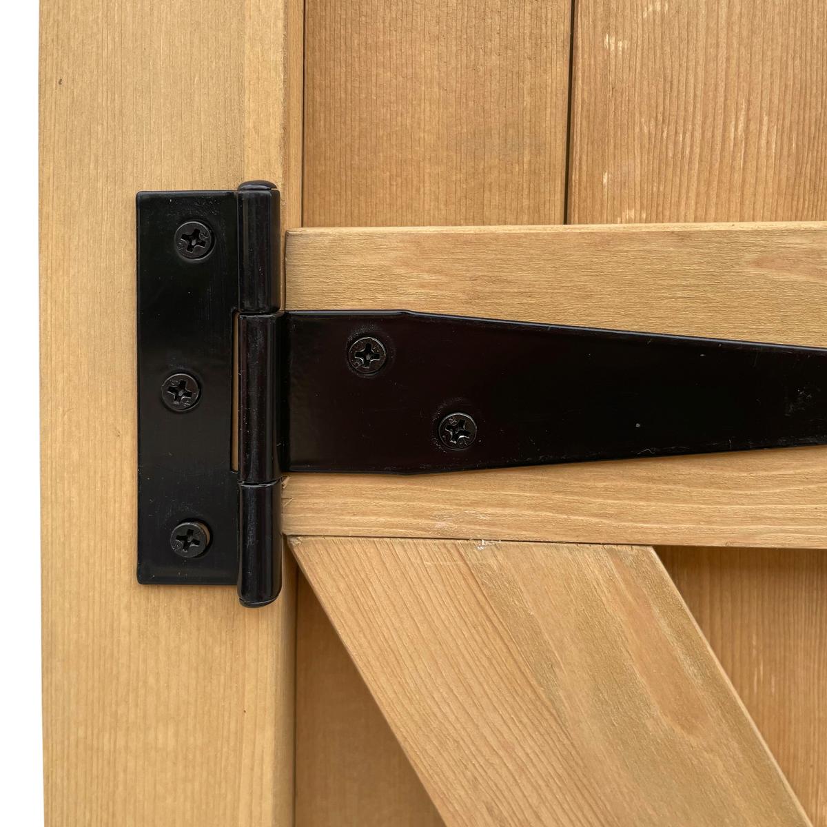 Geräteschrank Casper - Braun, Basics, Holz (149/73/164cm) - Ambia Garden