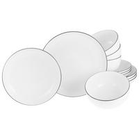 Tafelservice Porzellan Schwarz Weiß - Design - Creatable
