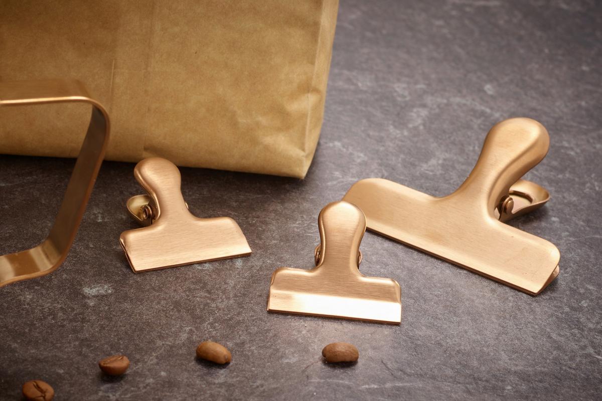 Kaffeeset Echtwerk Kaffeezubehör-Set - Kupferfarben, Design, Metall (10,5cm) - Echtwerk
