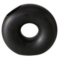 DEKORAČNÁ VÁZA MELLERY II - čierna, Basics, keramika (21/19/8cm) - Modern Living