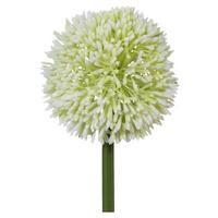 Kunstblume Allium Weiß L: Ca. 64 Cm Alma - Weiß/Grün, Natur, Kunststoff (64cm)