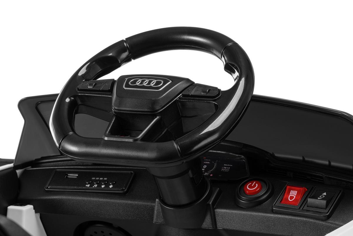 ELEKTRO-KINDERAUTO AUDI TTS - Weiß, Trend, Kunststoff/Metall (99/54/46cm) - BUNINO