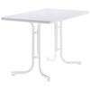 Gartentisch 155056 - Weiß, MODERN, Holzwerkstoff/Metall (115/70/72cm) - Sieger