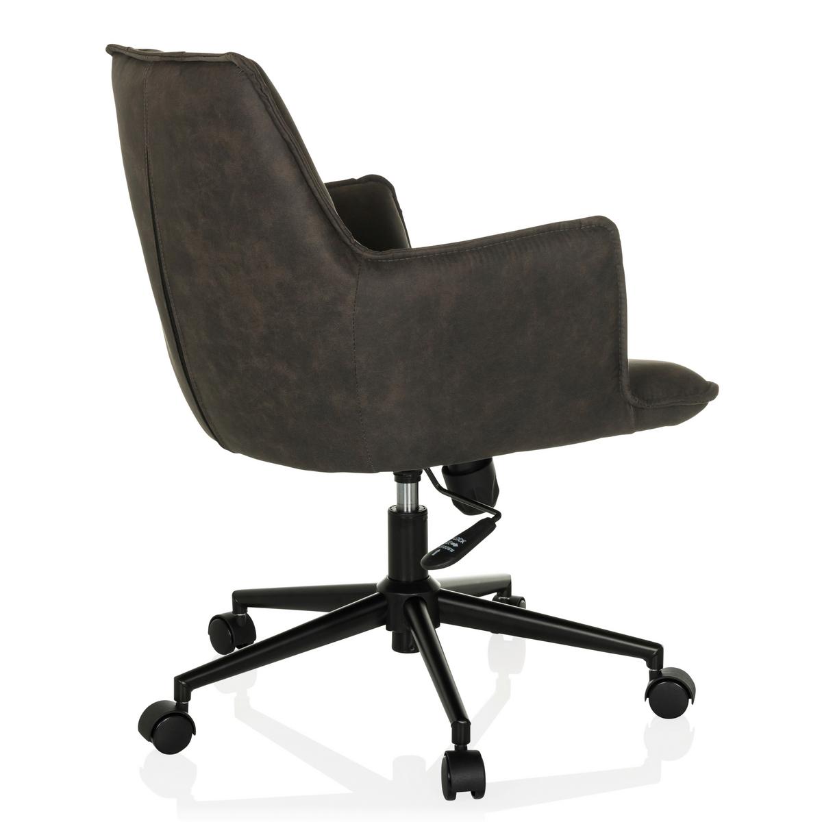 Drehstuhl Solao Life Dunkelgrau B: 54 cm - Dunkelgrau/Schwarz, MODERN, Kunststoff/Textil (54/85/70cm) - MID.YOU