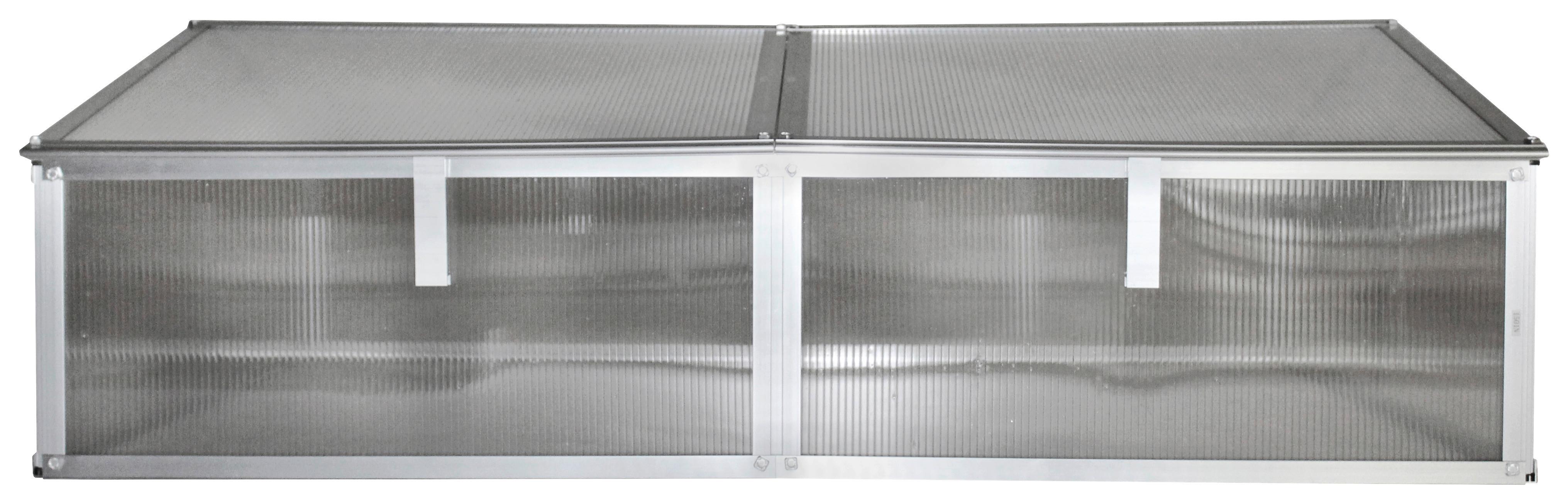 Frühbeetkasten Gaia Aluminium Ca. 102,3x38,9x120,5 Cm - Alufarben, Basics, Metall (102,3/38,9/120,5cm)