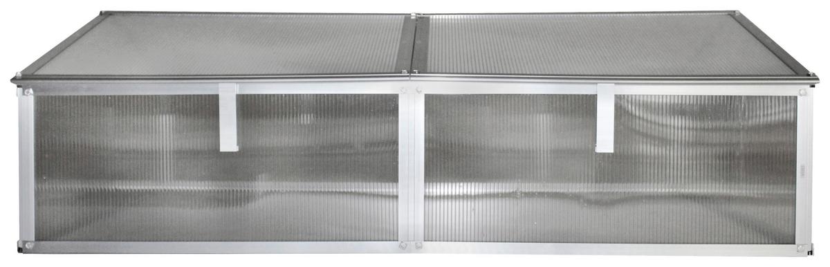 Frühbeetkasten Gaia Aluminium Ca. 102,3x38,9x120,5 Cm - Alufarben, Basics, Metall (102,3/38,9/120,5cm)