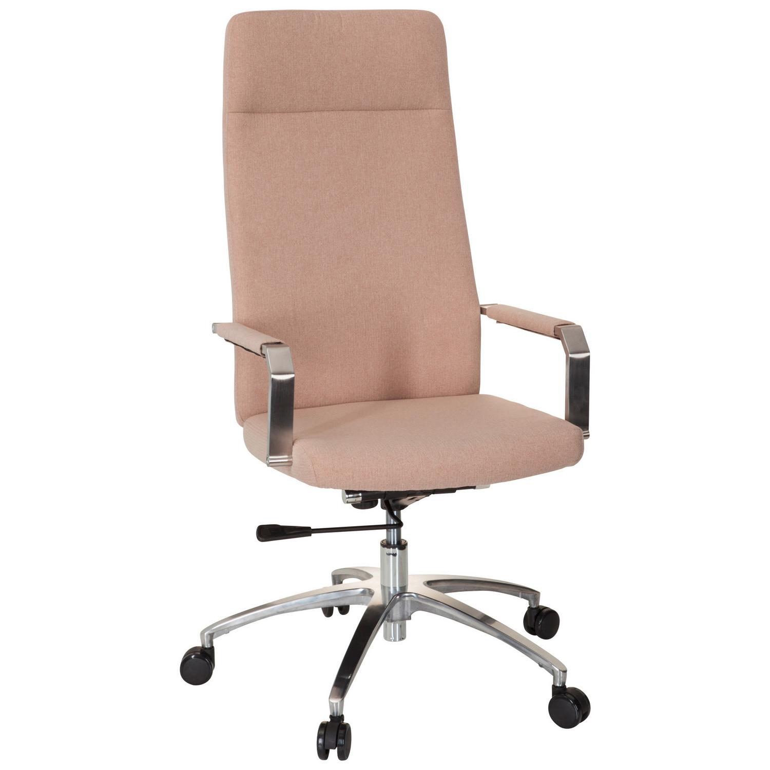 Drehstuhl Saranto Plus I Armstützen Beige bis 110kg 56x131x67 cm