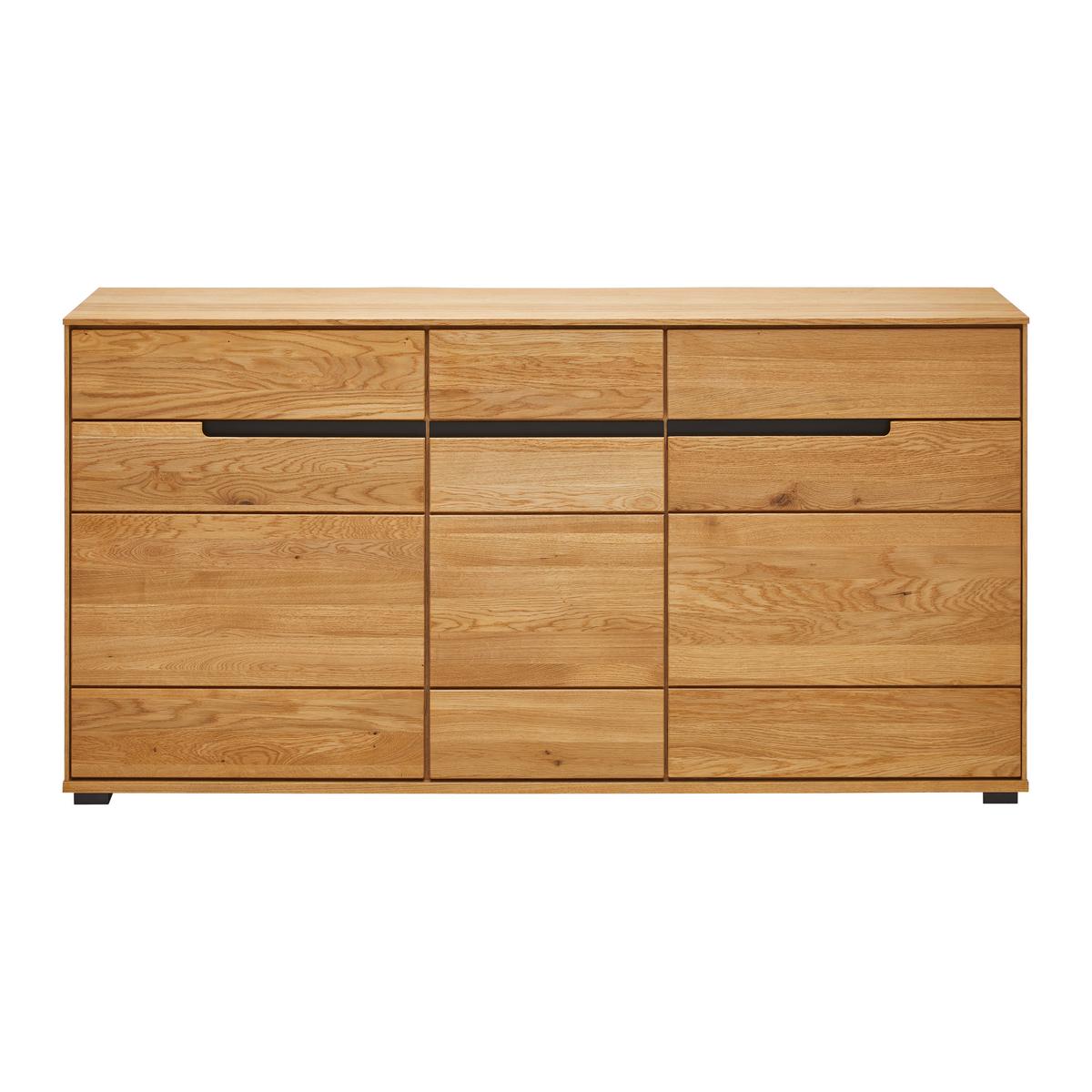 Komoda LOLA dub masiv - Lifestyle, kov/dřevo (162,5/82,5/40,5cm) - ecoTree